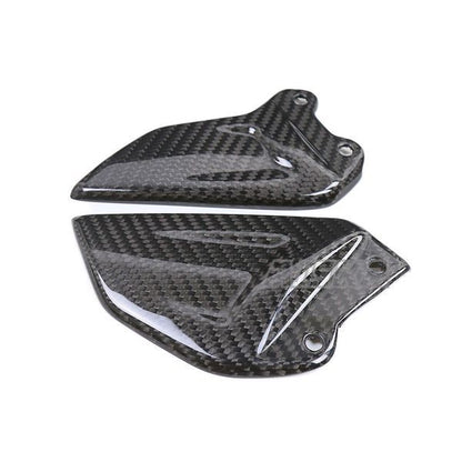 AISKA 3K Dry Carbon Fiber Motorcycle Heel Guards Rear Heel Plate Covers Protector for Honda CBR1000RR-R 2021 2022 2023 2024