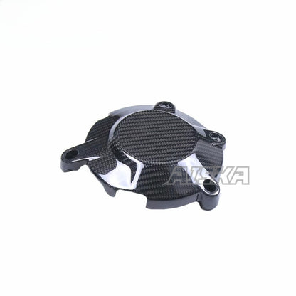 AISKA 3K 3*3 Carbon Fiber Motorcycle Accessories Engine Cover for Aprilia RSV4 Tuono V4 2021+