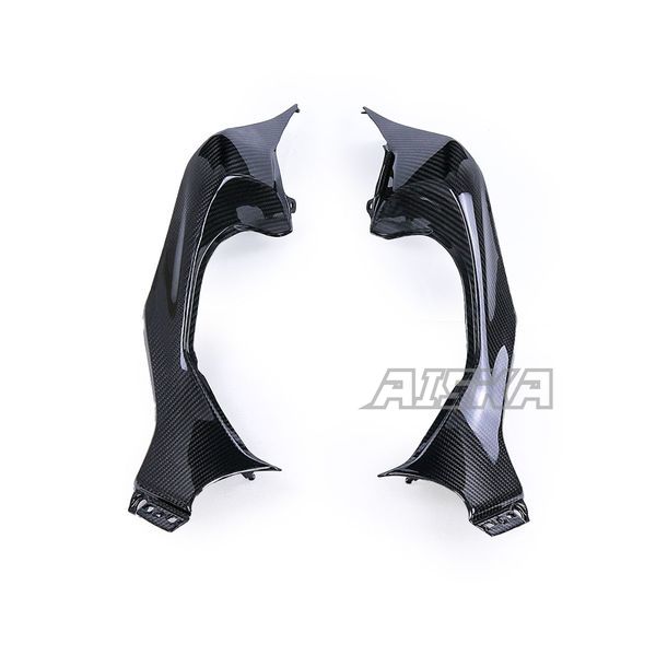 AISKA 3K Dry Carbon Fiber Motorcycle Accessories Rear Tail Seat Side Panels Cover Fairing for Kawasaki Z1000 2014-2019 2015 2018