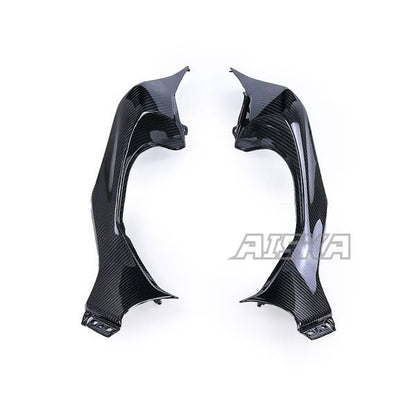 AISKA 3K Dry Carbon Fiber Motorcycle Accessories Rear Tail Seat Side Panels Cover Fairing for Kawasaki Z1000 2014-2019 2015 2018