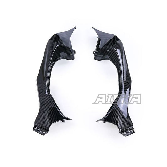 AISKA 3K Dry Carbon Fiber Motorcycle Accessories Rear Tail Seat Side Panels Cover Fairing for Kawasaki Z1000 2014-2019 2015 2018