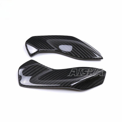 AISKA Carbon Fiber Motorcycle Front Fairing Side Panels Side Headlight Panels Covers for Yamaha MT09 FZ09 2021-2023