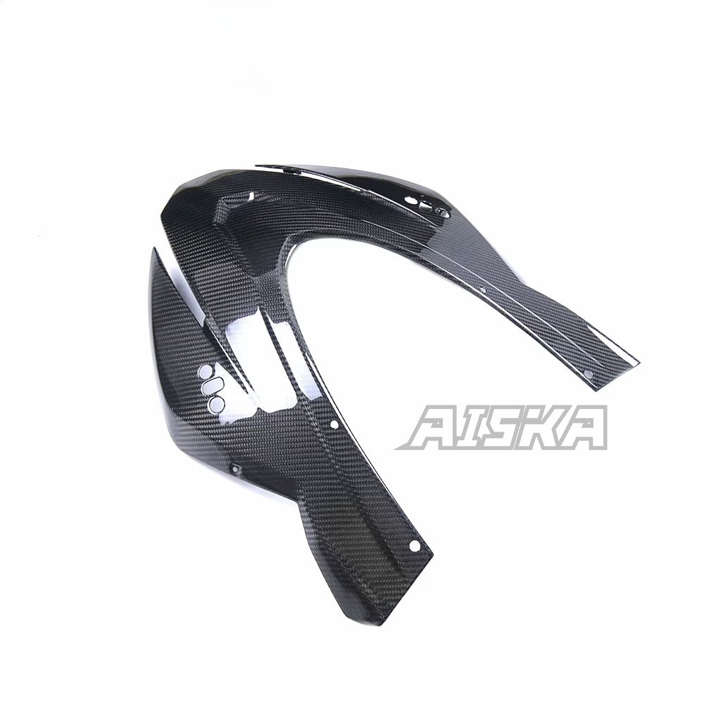 AISKA Twill Weave 3K 3*3 Carbon Fiber Motorcycle Accessories Windshield Panel Nose Cowl for Aprilia RS660 2021+