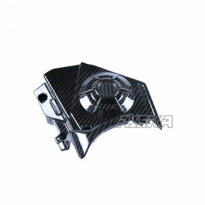 AISKA 3K Pure All Dry Carbon Fiber Motorcycle Body Accessories SPROCKET COVER Fairing for Aprilia RS660 2021+