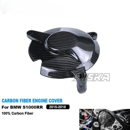 AISKA Custom Motorcycle Parts Full Carbon Fiber Fibre Faring Engine Cover Guard Protection for BMW S1000RR 2015-2018