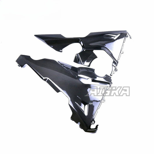 AISKA 3K Full Dry Carbon Fiber Motorcycle Belly Pan Lower Side Fairings for Honda CBR1000RR 2017-2024
