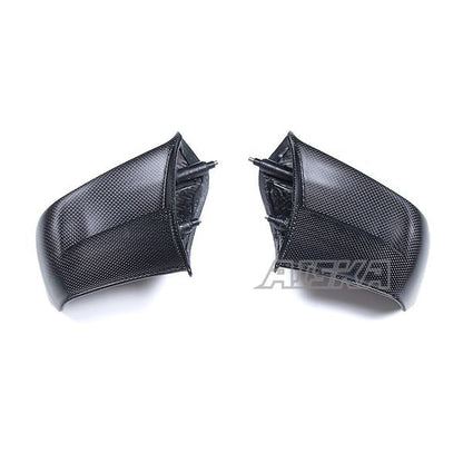 AISKA 100% 3K Full Dry Carbon Fiber Motorcycle Winglets Air Deflector for Ducati Panigale V4 V4S 2025
