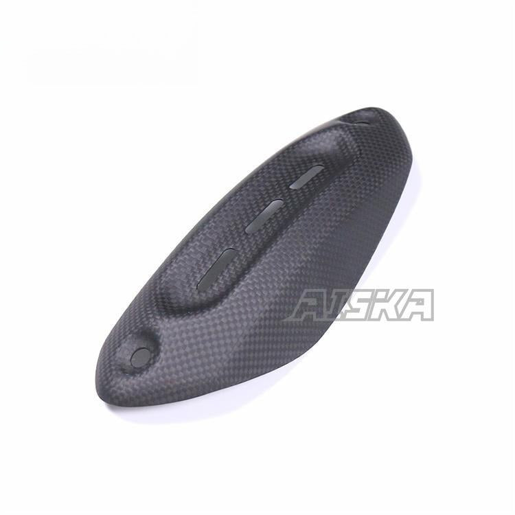 AISKA 100% Carbon Fiber Motorcycle Accessories Exhaust Pipe Cover for Ducati Hypermotard 950 2019+
