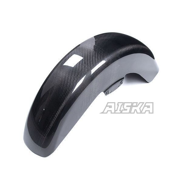 AISKA Dry Carbon Fiber Motorcycle Front Fender Hugger for Harley Davidson Touring Street Glide Road King Road Glide 2014-2024