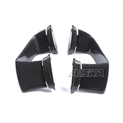 AISKA 3K Dry Carbon Fiber Motorcycle Aero Carbon Winglets for Kawasaki Ninja ZX-6R 2024