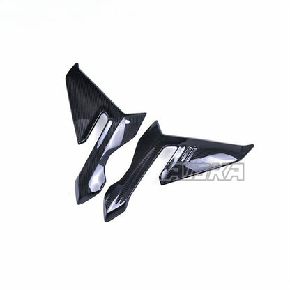 AISKA 100% 3K Full Carbon Fiber Twill Weave Motorcycle Lower Air-guide Side Panels for BMW S1000R M1000R 2021-2025