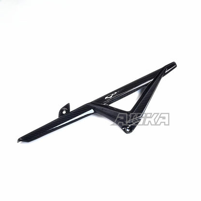 AISKA 100% 3K Pure All Dry Carbon Fiber Motorcycle Body Accessories Chain Cover Chain protection Cover for Aprilia RSV4 Tuono V4 2021-2024