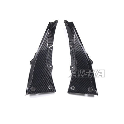 AISKA 3K Dry Carbon Fiber Motorcycle Accessories Rear Tail Seat Upper Side Panel Fairing for Kawasaki ZX10R ZX-10R 2016-2020