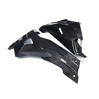 AISKA 100% 3K Twill Glossy Dry Carbon Fiber Lower Belly Pan for Aprilia RS457 2023 2024 2025