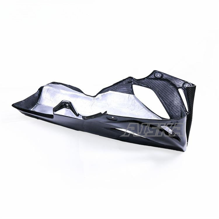 AISKA 100% 3K Carbon Fiber Motorcycle Accessories Under Tray Belly Pan Fairing for BMW S1000RR 2019-2022