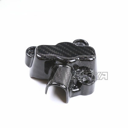 AISKA 100% Dry Carbon Fiber R3 Engine Protective Cover Twill Weave 1 PIECE Motorcycle Engine Cover for Yamaha R3 2022 2023 2024