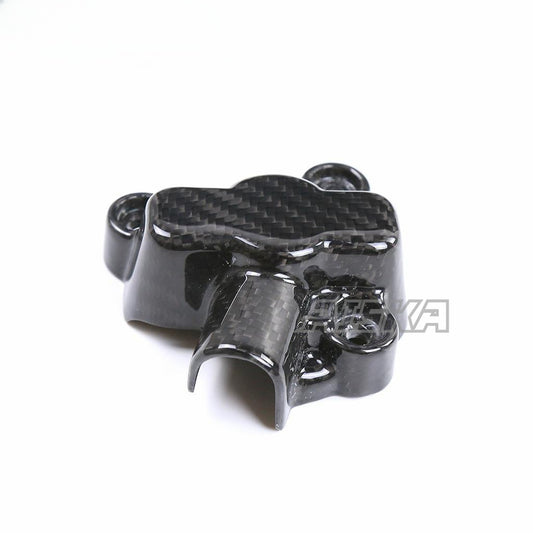 AISKA 100% Dry Carbon Fiber R3 Engine Protective Cover Twill Weave 1 PIECE Motorcycle Engine Cover for Yamaha R3 2022 2023 2024