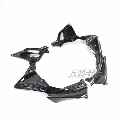 AISKA 3K 3*3 Carbon Fiber Motorcycle Accessories Side Panel Fairing for Aprilia RSV4  2021+