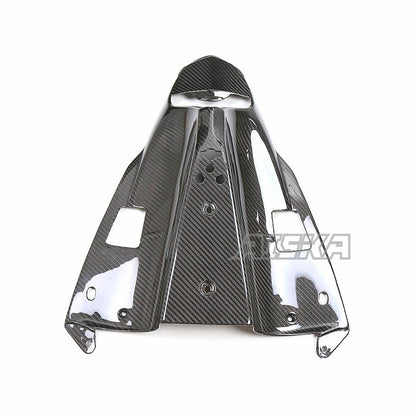AISKA 3K Dry Carbon Fiber Motorcycle Rear Under Bottom Seat Cover Fairings for Yamaha YZF R1 R1M 2009-2014