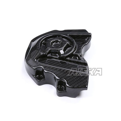AISKA 3K Dry Carbon Fiber Motorcycle Rear Chain Sprocket Cover Fairing Cowl for Kawasaki Ninja ZX10R ZX-10R 2021 2022 2023 2024