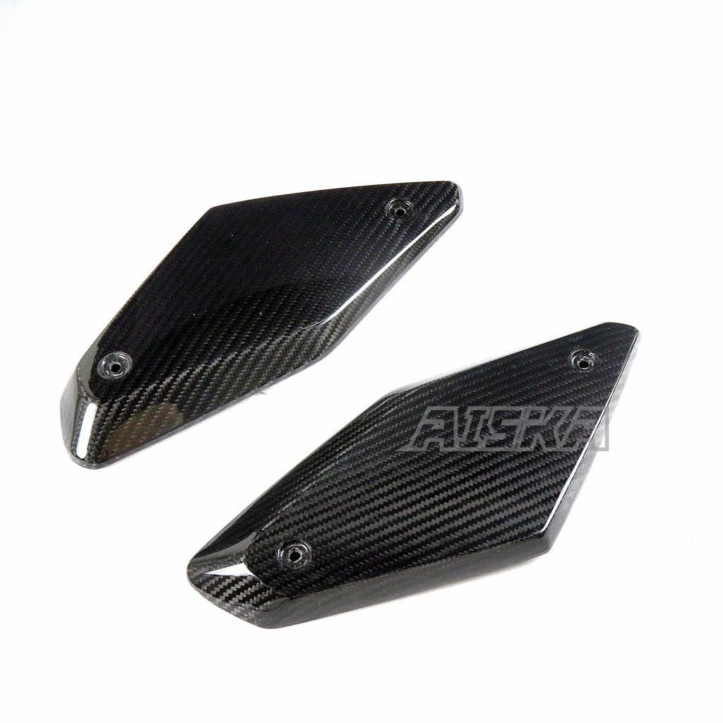AISKA Motorcycle 3K Dry Carbon Fiber Fuel Tank Side Panel Cover Fairings for Honda CB650F CBR650F 2014 2015 2016 2017 2018