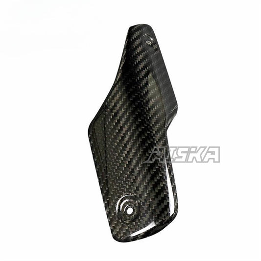 AISKA Real 3K Carbon Fiber V4 Fairing Accessories Motorcycle Exhaust Pipe Heat Shield Cover for Ducati Panigale V4 V4S V4R 2018-2024