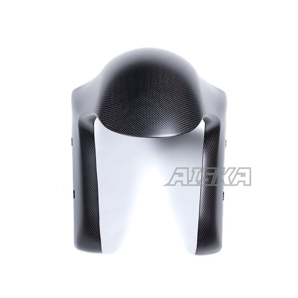 AISKA New Arrival 100% 3K Dry Carbon Fiber Motorcycle Front Fender Hugger Mudguard for DUCATI Panigale V4 V4S 2025