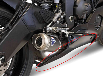 AISKA R6 Carbon Fiber Belly Pan Motorcycle Carbon Lower Bottom Oil Belly Pan Guard Fairing Cowl for Yamaha R6 2017-2024 2023