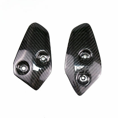 AISKA 100% Dry Carbon Fiber Motorcycle Fairings Motorcycle Heel Guard Cover for Yamaha MT07 MT-07 2014-2017