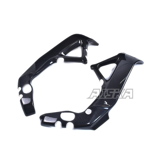AISKA 3K 3*3 Carbon Fiber Motorcycle Accessories Frame Covers Protectors for Aprilia RSV4 Tuono V4 2009-2024