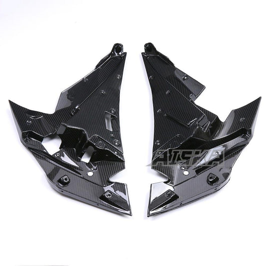 AISKA Full 3K Dry Carbon Fiber Motorcycle Side fairing Inner Part for Kawasaki Ninja H2 H2R 2015-2024