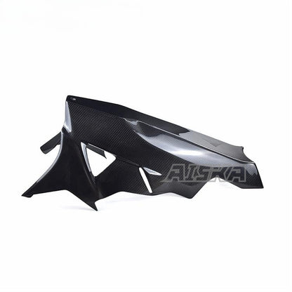 AISKA Motorcycle Twill Weave 100% Carbon Fiber Side Under Fairing Panel Belly Pan Panel Cowl Fairing for BMW S1000RR 2015-2018