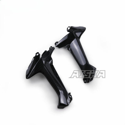 AISKA Dry Carbon Fiber Motorcycle Front Side Trim Frame Body Cover Panel Fairing Engine Side Panel for Honda CBR1000RR 2017-2024