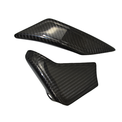 AISKA R6 Carbon Fiber Frame Side Panel Motorcycle Carbon Fibre Side Fairings Covers for Yamaha R6 2017-2024 2021 2022 2023