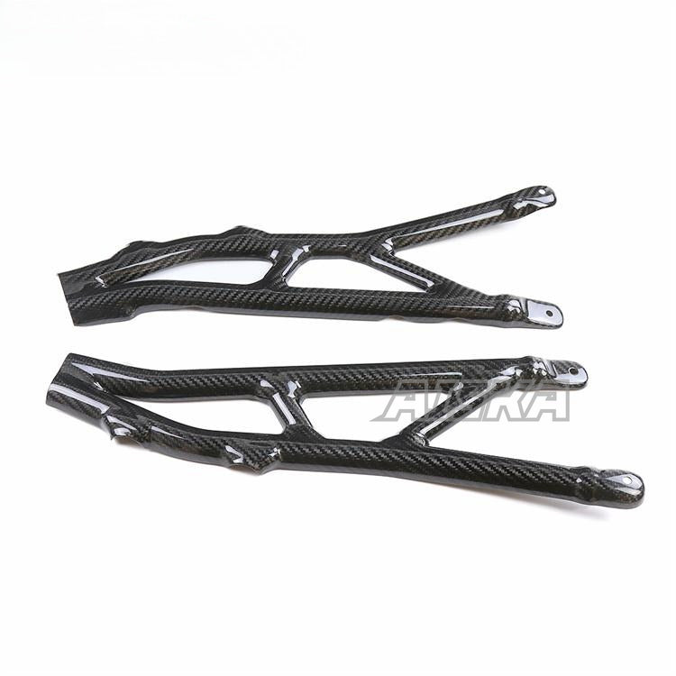 AISKA 3K 3*3 Twill Weave Subframe Covers Motorcycle Carbon Fiber Rear Seat Side Cover for BMW S1000RR 2019-2022