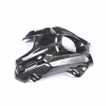 AISKA 100% 3K Motorcycle Carbon Fiber Front Nose Headlight Fairing for Yamaha MT09 FZ09 2021-2023