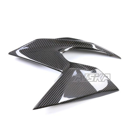 AISKA Full 3K Dry Carbon Fiber Motorcycle Fairing Right Side Panel Cover Front Upper Guard for Kawasaki Z H2 2021-2024 2021-2024