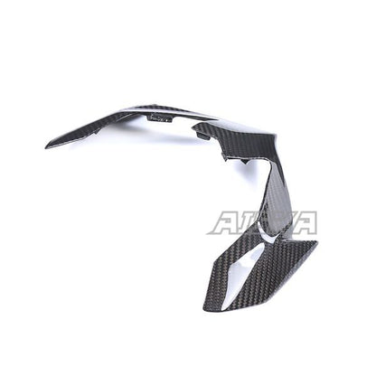 AISKA 3K Dry Carbon Fiber Motorcycle Accessories Front Upper Nose Headlight Panel Fairing for Kawasaki Z900 2020-2024