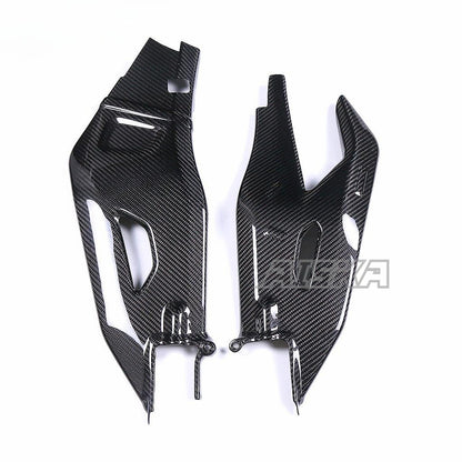 AISKA Dry Carbon Fiber Fairing Accessories Kits Motorcycle Swingarm Covers Protectors for Yamaha MT10 FZ10 2022 2023 2024