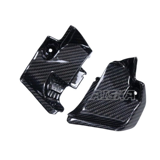 AISKA Dry Carbon Fiber Inner Dash Side Cover Panels for Suzuki GSXR1000 GSXR1000R GSXR1000RR 2017-2025