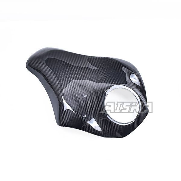 AISKA 3K Dry Carbon Fiber Motorcycle Accessories Fuel Gas Tank Cover Protector Fairing for Kawasaki Z900 2017 2018 2019