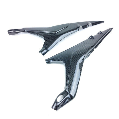 AISKA For Ducati Panigale V4 / V4S / V4R   Carbon Fiber Sub-Frame Covers Protectors  FULL VERSION Motorcycle Accessories Spare Parts 2018-2021