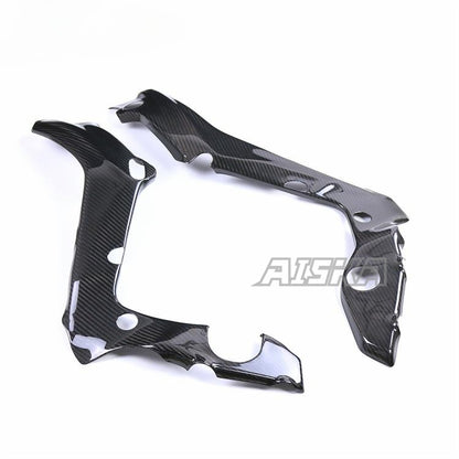 AISKA 100% 3K Carbon Fiber Fairing Guard Protector Motorcycle Frame Cover for BMW S1000RR 2019-2024
