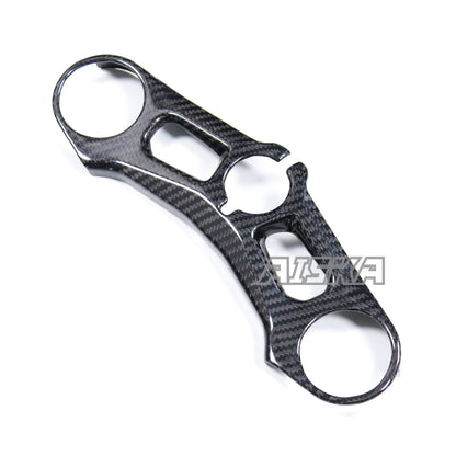 AISKA 100% 3K Twill Glossy Dry Carbon Fiber Upper Triple Clamp Cover for Ducati Panigale V4 V4S V4R 2018-2021