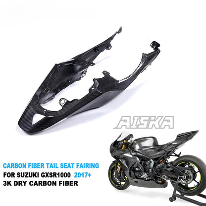 AISKA Dry Carbon Fiber Rear Seat Side Panel Fairing for Suzuki GSXR1000 GSXR1000R GSXR1000RR 2017-2025