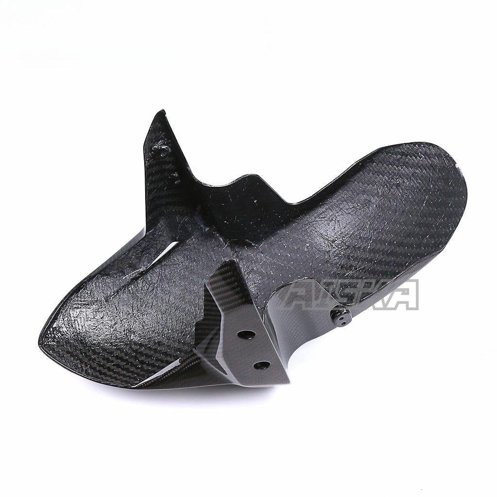 AISKA 100% Dry Carbon Fiber R3 Fender Motorcycle Front Fender Splash Hugger Mudguard for Yamaha YZF-R3 YZF R3 2022 2023 2024