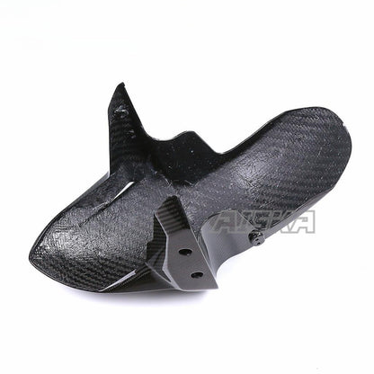 AISKA 100% Dry Carbon Fiber R3 Fender Motorcycle Front Fender Splash Hugger Mudguard for Yamaha YZF-R3 YZF R3 2022 2023 2024
