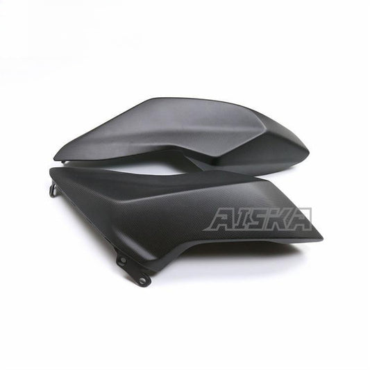 AISKA 100% Carbon Fiber  Motorcycle Accessories Front Fuel tank Side Panel for Ducati Hypermotard 950 2019+