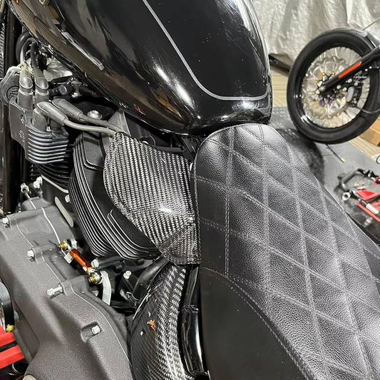 AISKA Harley Davidson Softail Low Rider S ST FXST FLHCS 2018-2025 Carbon Fiber Radiator Cover