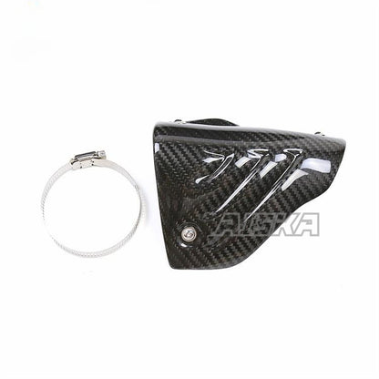 AISKA Pre-Preg 3K Carbon Fiber Motorcycle Exhaust Pipe Carbon Fiber Protector Heat Shield Cover for BMW S1000RR 2019-2022